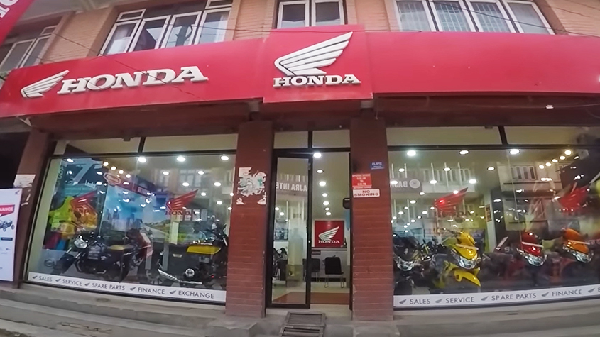 Honda Showroom in kathmadnu